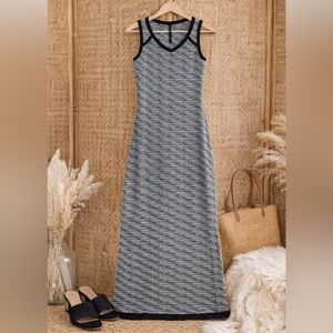 Marc New York Andrew Marc Knit Maxi Dress Sleeveless Stretch A-Line Size S